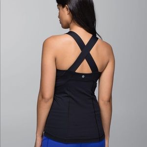 Lululemon Black Push Ur Limits Tank Size 6